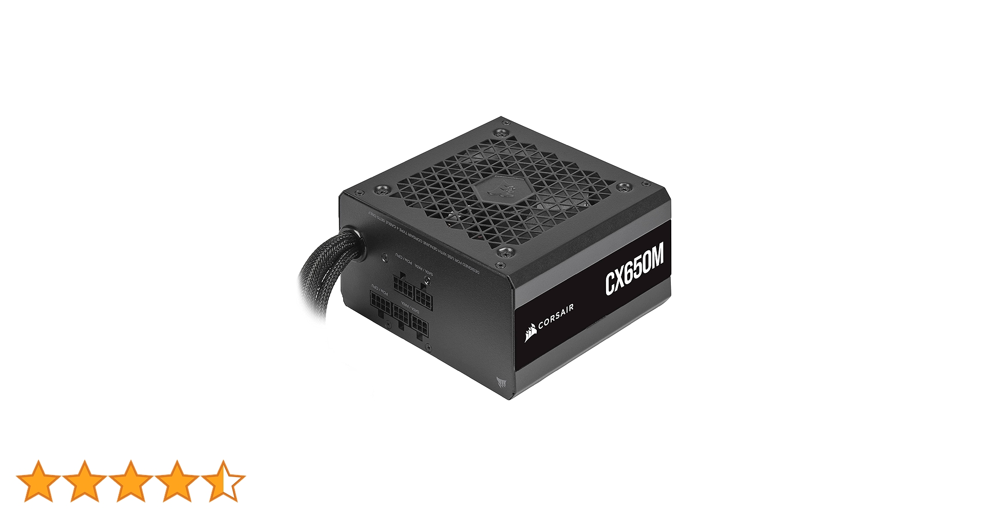 Corsair CX650M セミモジュラーATX電源 650W CX Series™ CX650M — 650 Watt 80 PLUS® Bronze Certified Modular ATX PSU